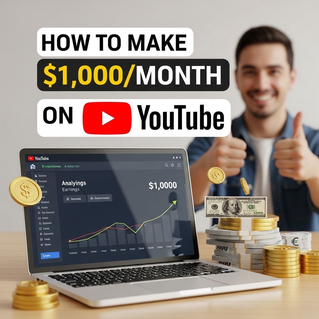 How to Earn $1,000 a Month on YouTube earn 1000 month youtube