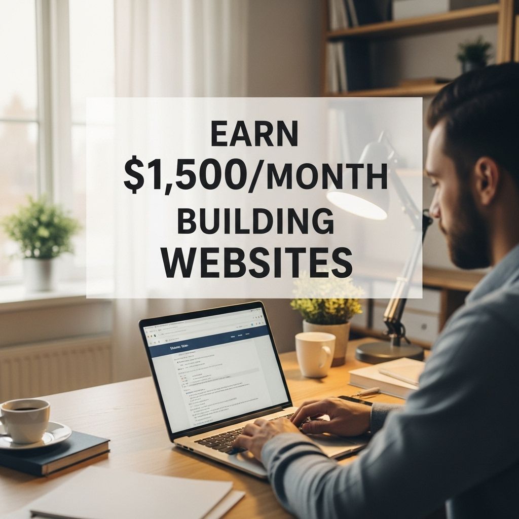 Earn $1,500/Month Building Websites: A Step-by-Step Guide earn 1500 month building websites