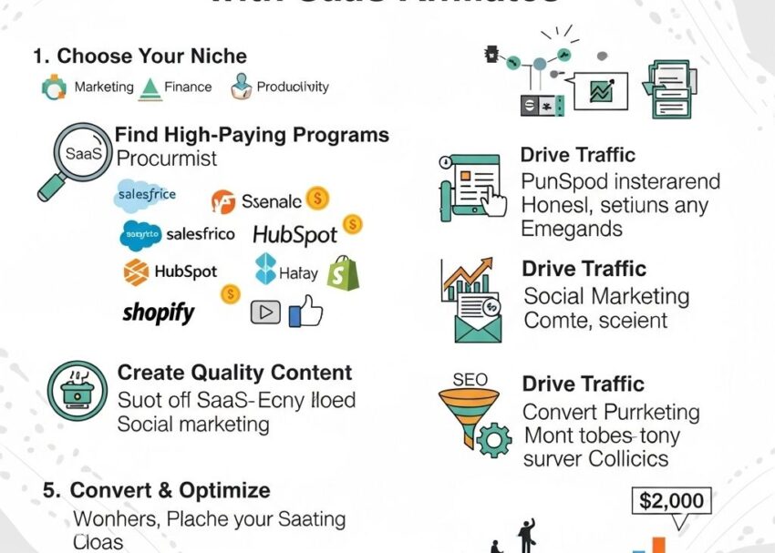 Earn $2,000/Month with SaaS Affiliates earn 2000 month saas affiliates