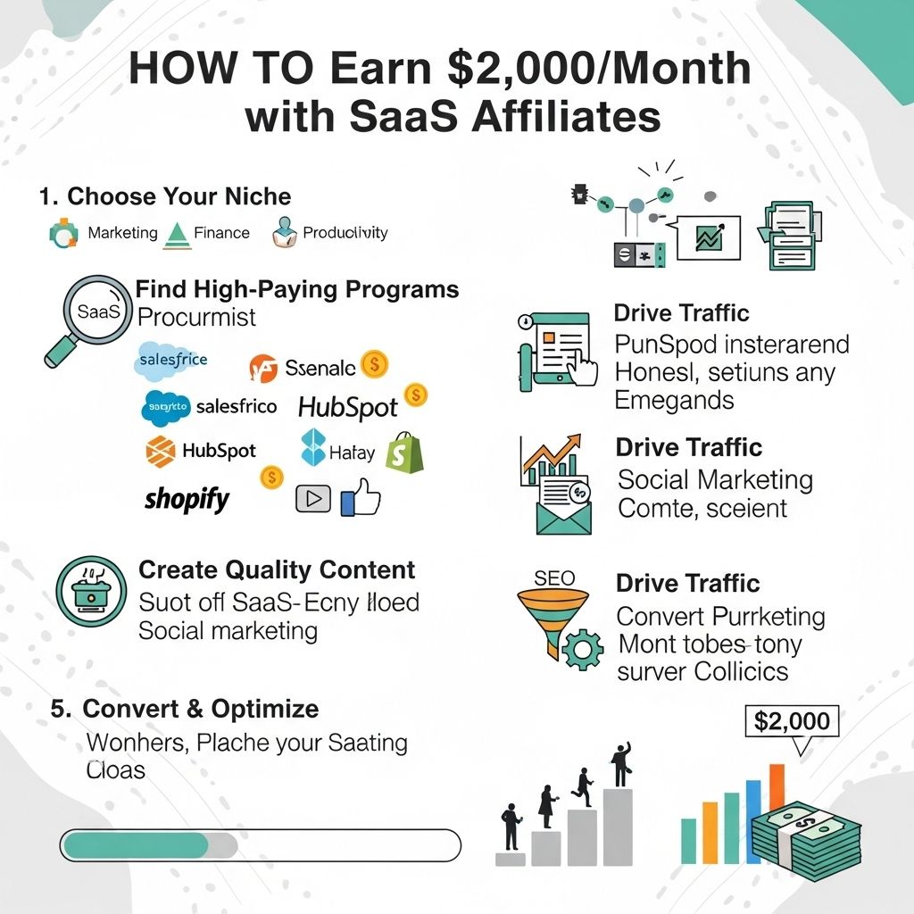 Earn $2,000/Month with SaaS Affiliates earn 2000 month saas affiliates