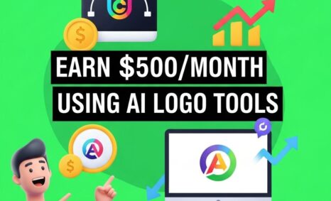 earn 500 month ai logo tools