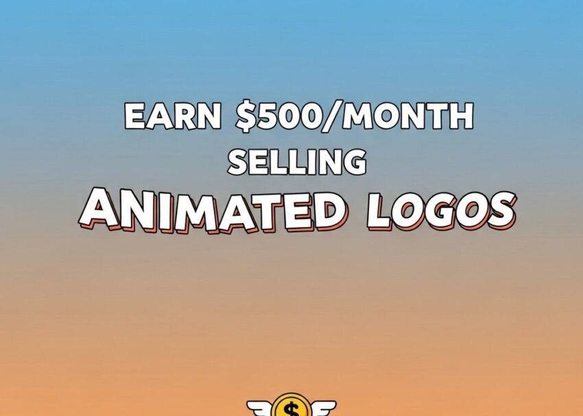 Earn $500/Month Selling Animated Logos earn 500 month animated logos