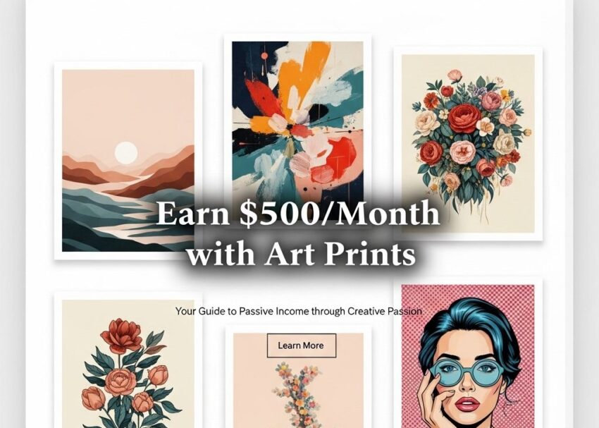 Earn $500 a Month Selling Art Prints earn 500 month art prints