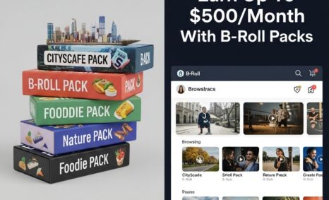earn 500 month b roll packs