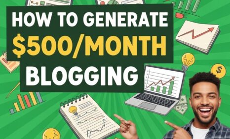 earn 500 month blogging
