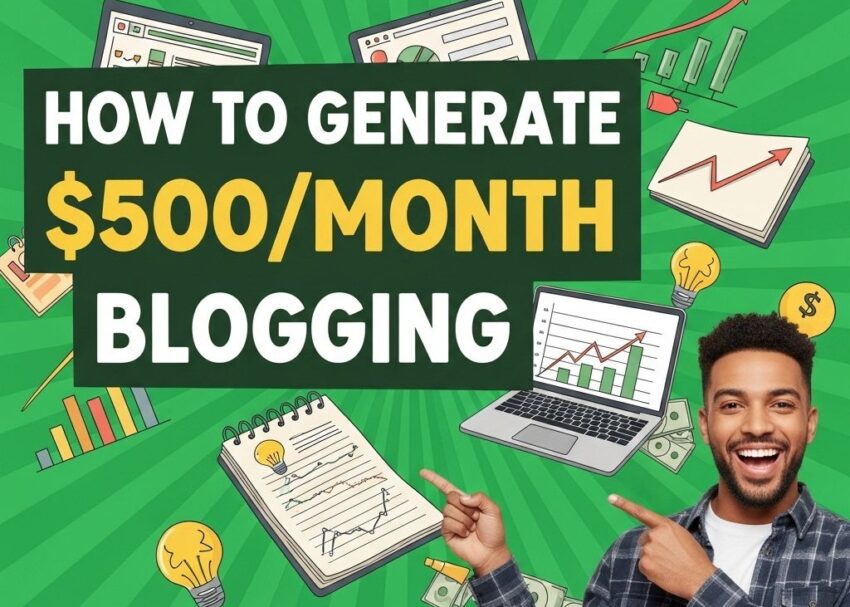 earn 500 month blogging