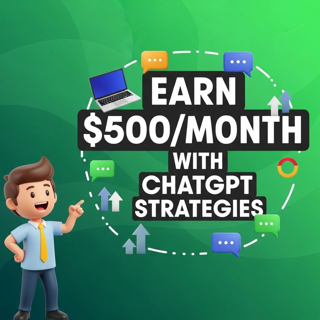 Earn $500/Month Using ChatGPT Strategies earn 500 month chatgpt