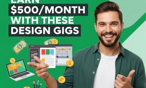 earn 500 month design gigs