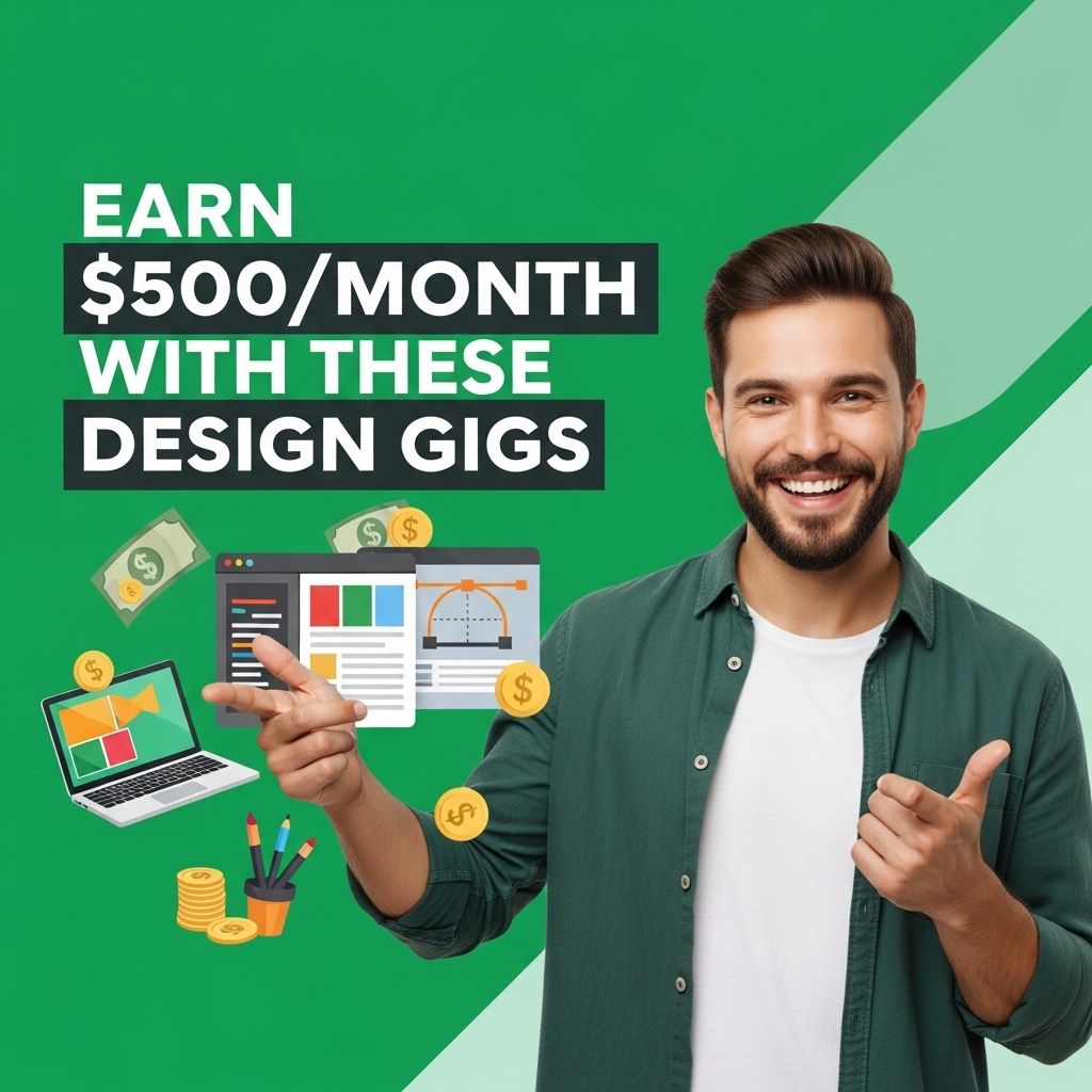 Earn $500/Month with Design Gigs: Top Opportunities earn 500 month design gigs