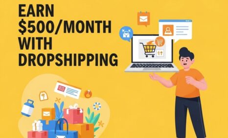 earn 500 month dropshipping