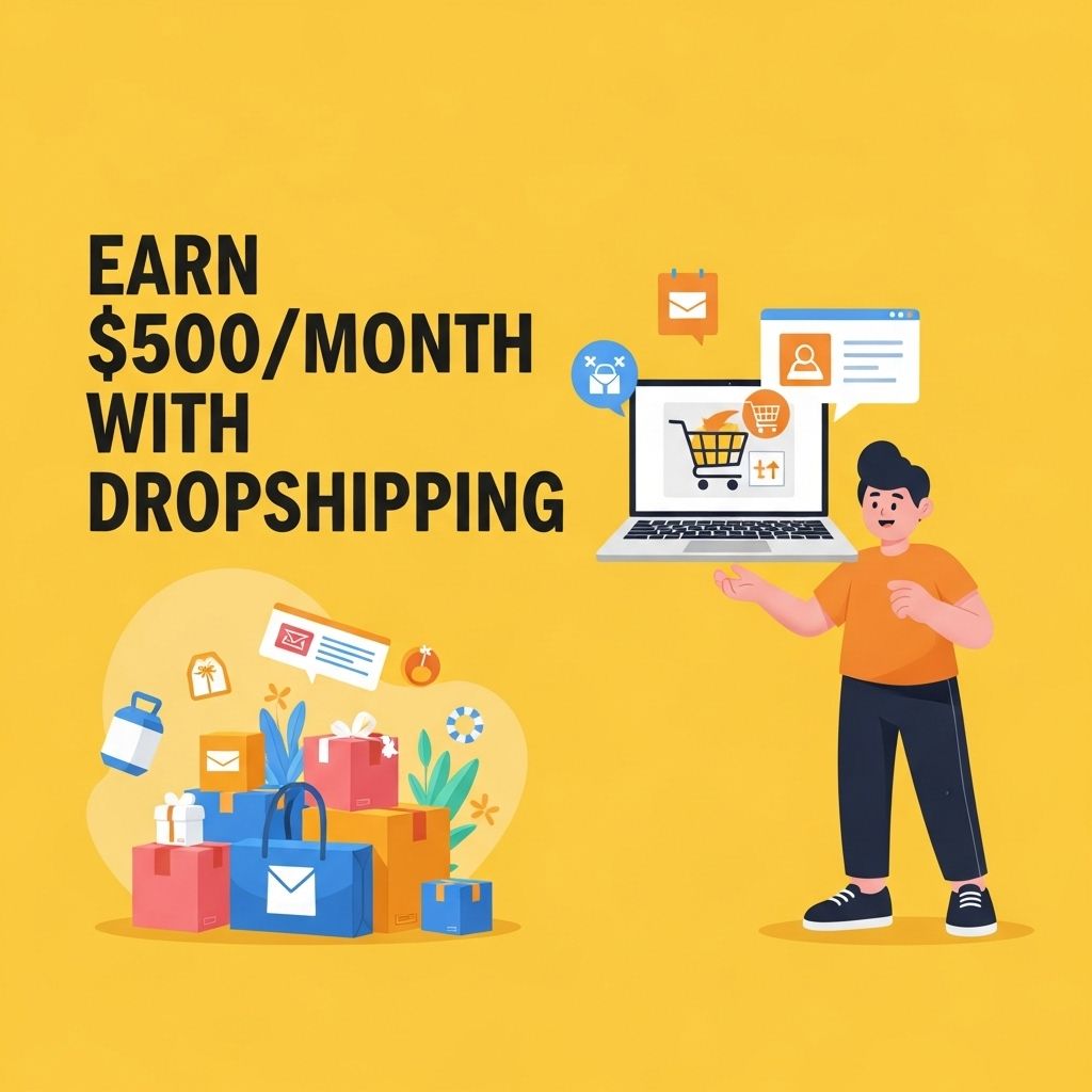 earn 500 month dropshipping