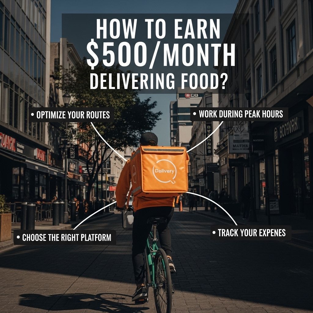 Earn $500/Month Delivering Food: A Step-by-Step Guide earn 500 month food delivery
