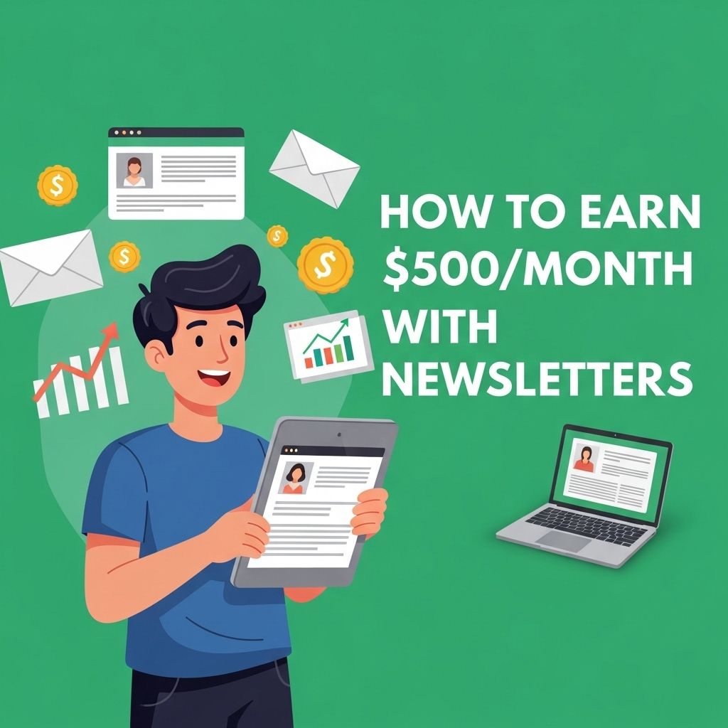 earn 500 month newsletters