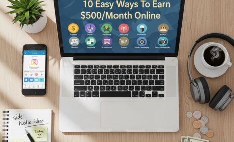 earn 500 month online