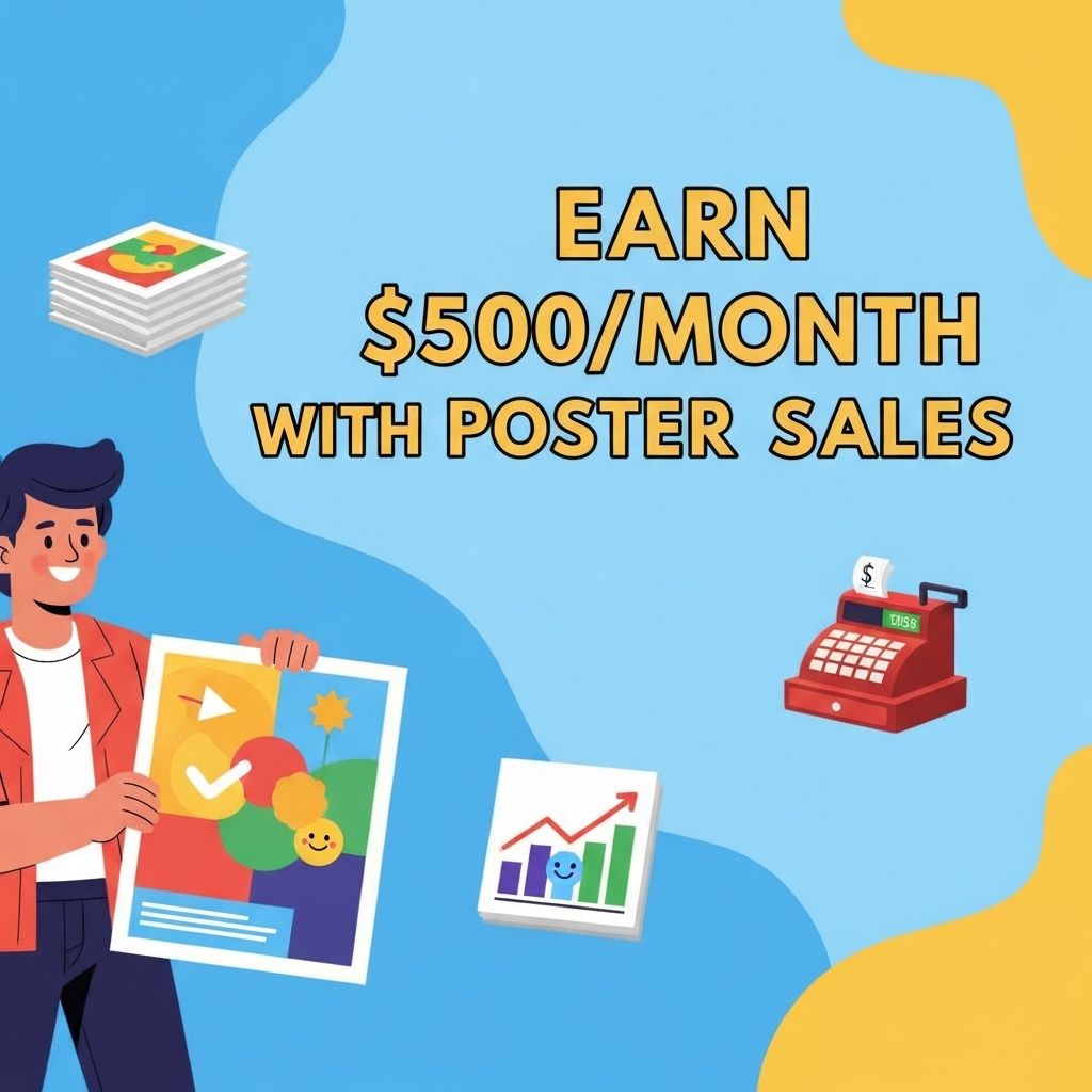 Earn $500/Month Selling Posters: A Complete Guide earn 500 month poster sales