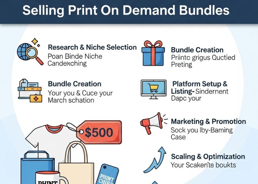 Earn $500/Month with Print On Demand Bundles earn 500 month print on demand