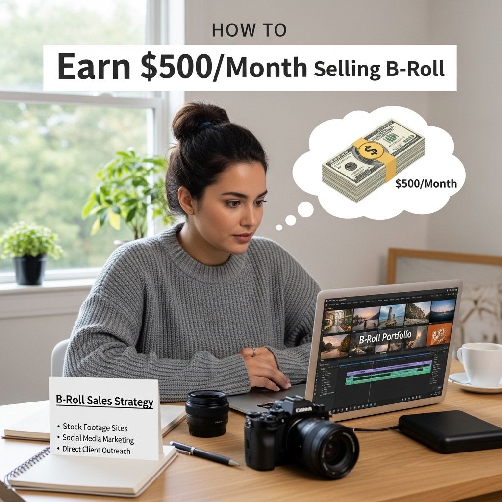 earn 500 month selling b roll
