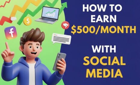 earn 500 month social media