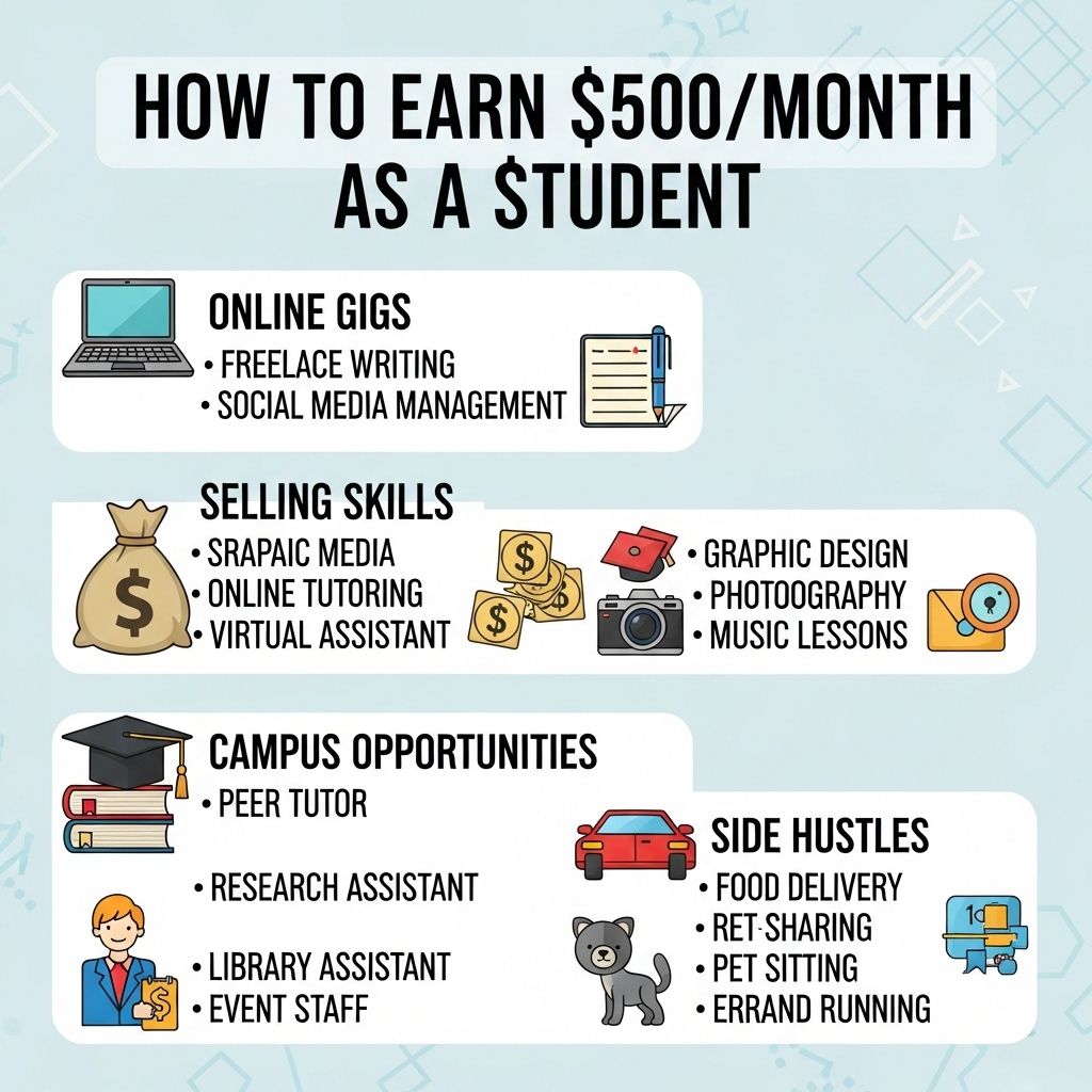Earn $500 Monthly as a Student: Proven Strategies earn 500 month student