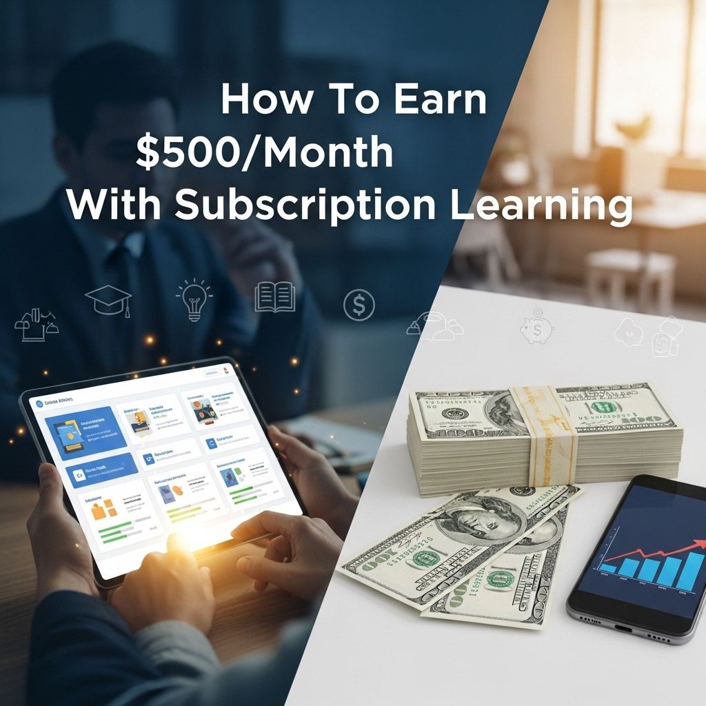 Earn $500/Month with Subscription Learning: A Step-by-Step Guide earn 500 month subscription learning