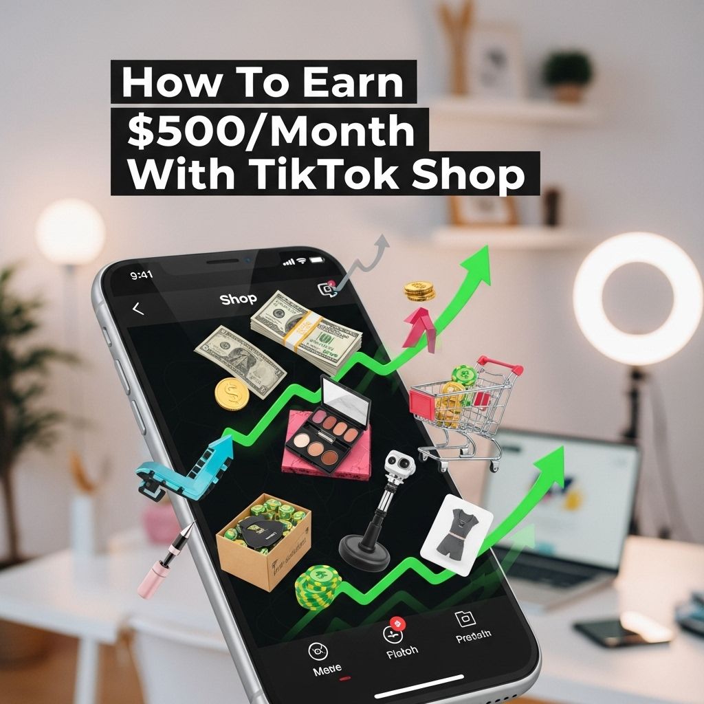 Earn $500 Monthly Using TikTok Shop earn 500 month tiktok shop