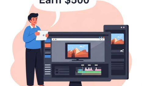 earn 500 month video editing