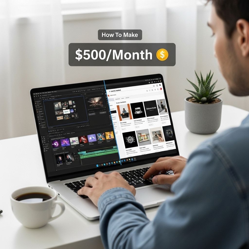 Earn $500/Month Selling Video Templates earn 500 month video templates 1