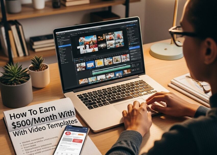 Earn $500/Month with Video Templates: A Step-by-Step Guide earn 500 month video templates