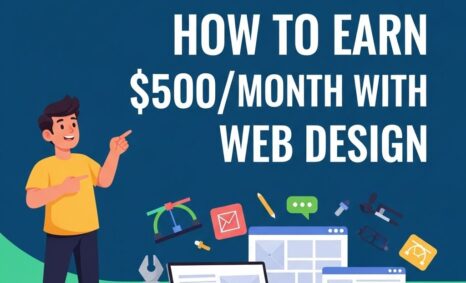 earn 500 month web design