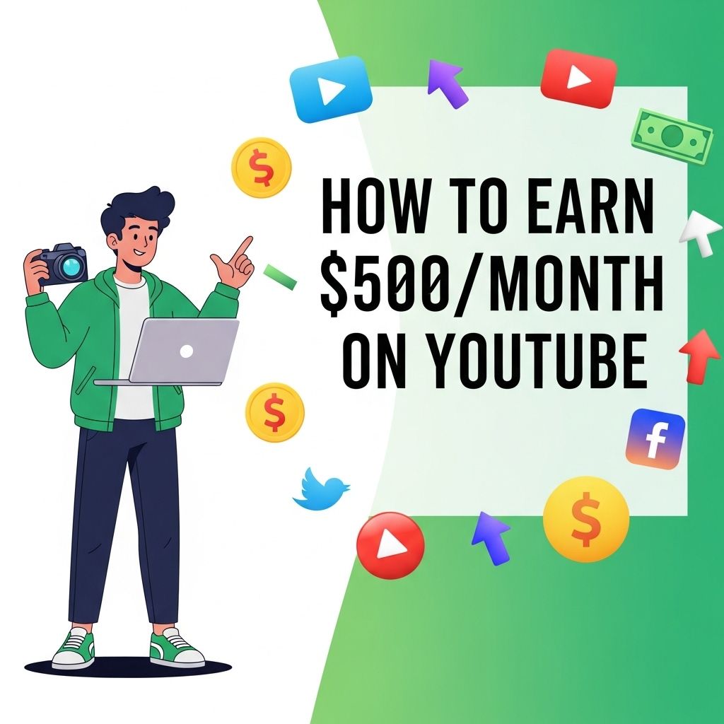 earn 500 month youtube