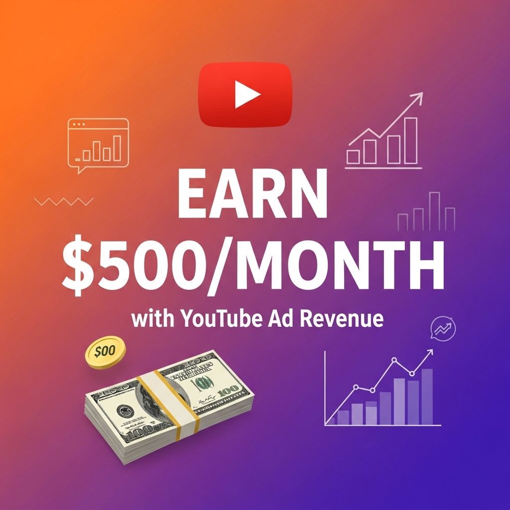 Earn $500 Monthly with YouTube Ads earn 500 monthly youtube ads