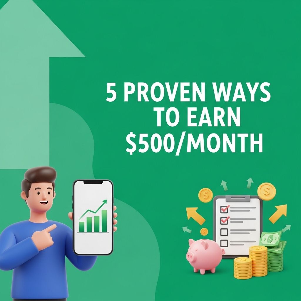 earn 500 monthly