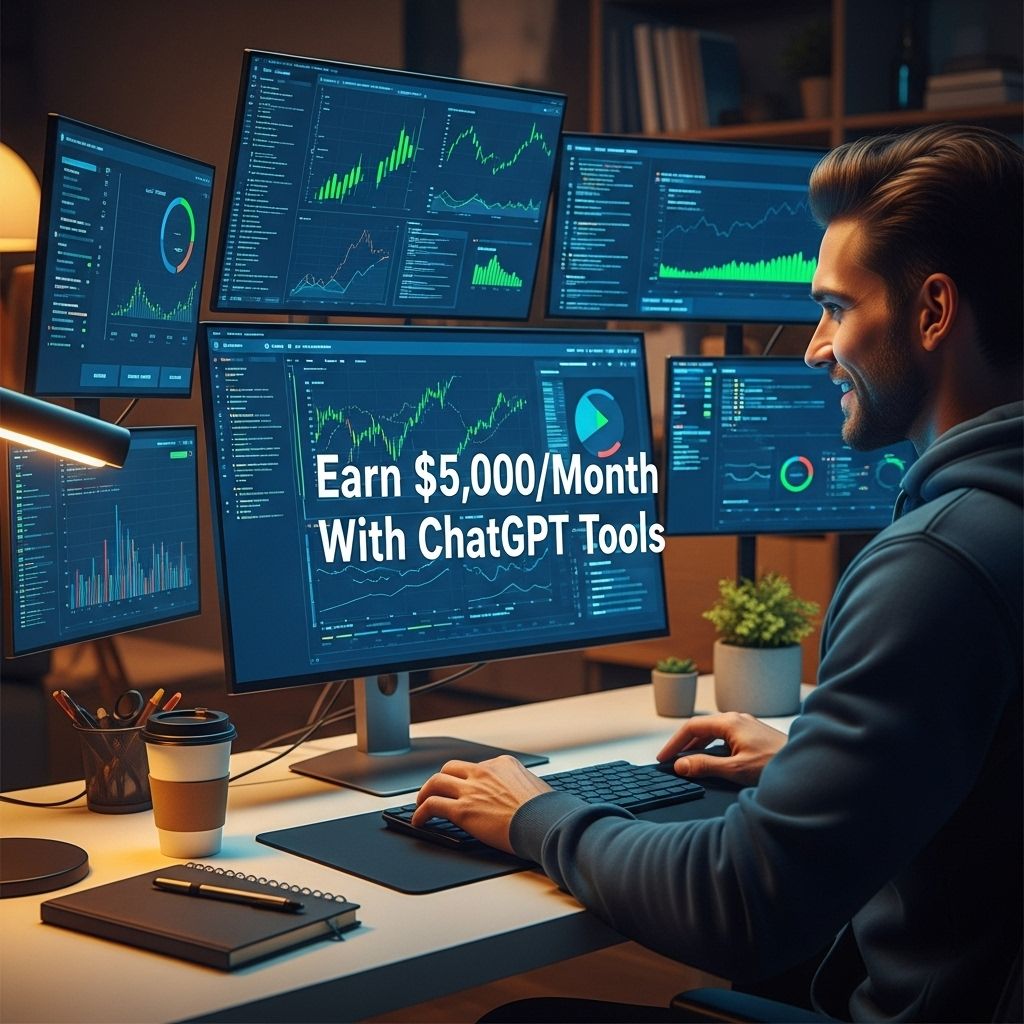 Earn $5,000/Month Using ChatGPT Tools earn 5000 month chatgpt