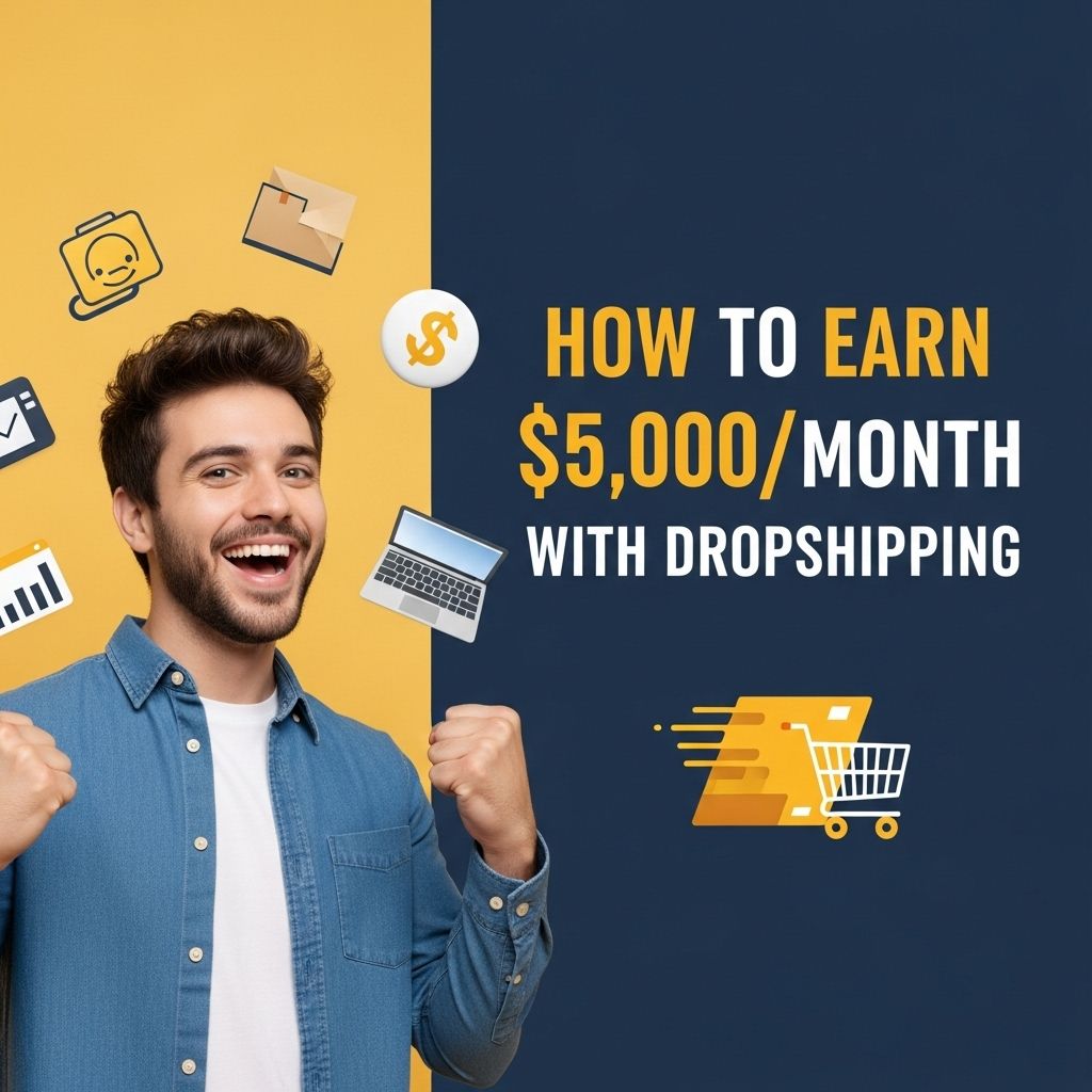 Unlocking $5,000/Month with Dropshipping earn 5000 month dropshipping