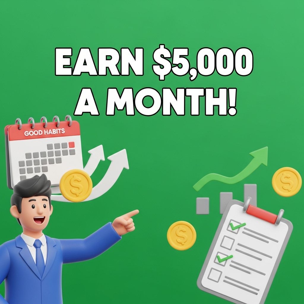 earn 5000 month good habits