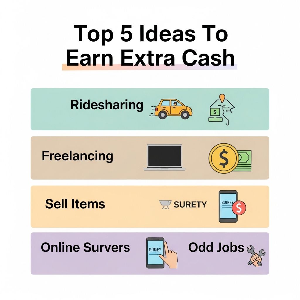 Top 5 Ideas to Earn Extra Cash earn extra cash ideas