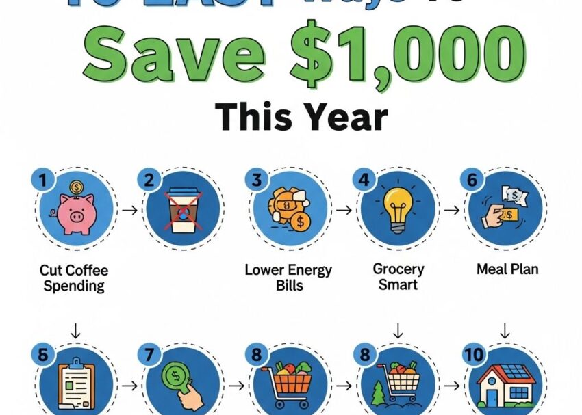 easy ways save 1000