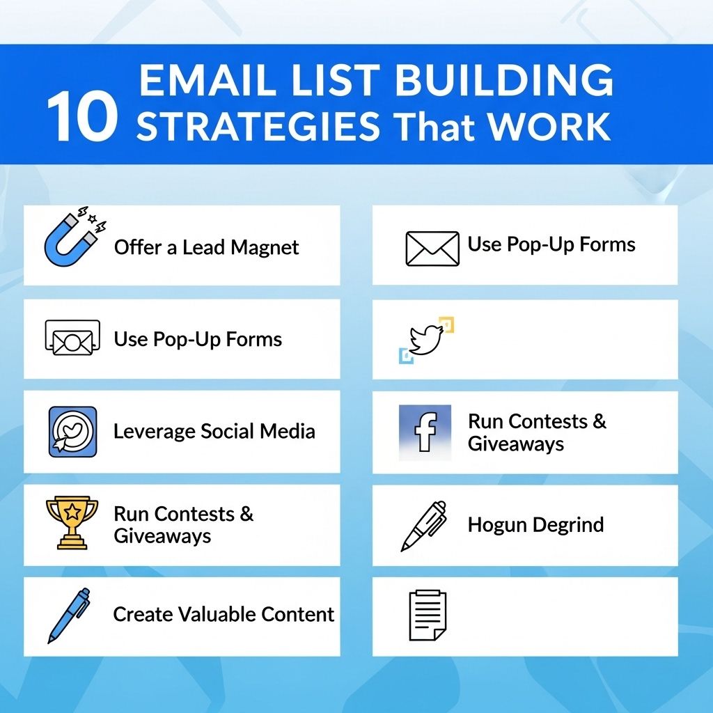 10 Proven Email List Building Strategies email list building strategies