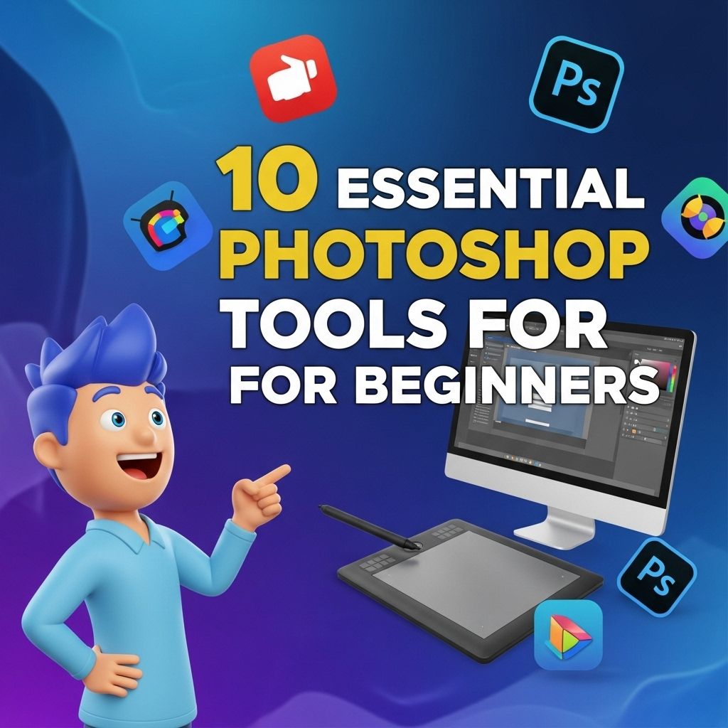 10 Essential Photoshop Tools Every Beginner Needs essential photoshop tools beginners