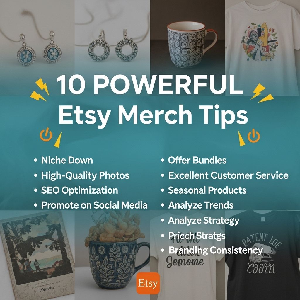 10 Powerful Etsy Merch Tips for Success etsy merch tips success