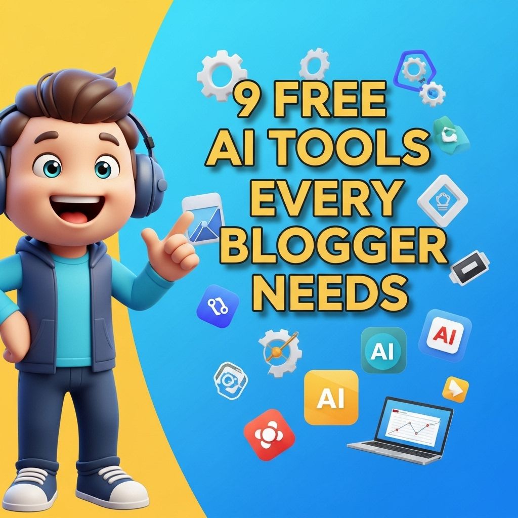 9 Essential Free AI Tools for Bloggers free ai tools bloggers