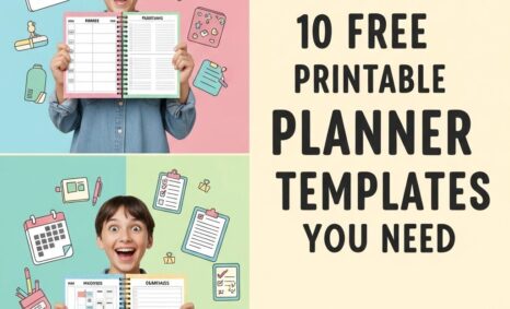 free printable planner templates