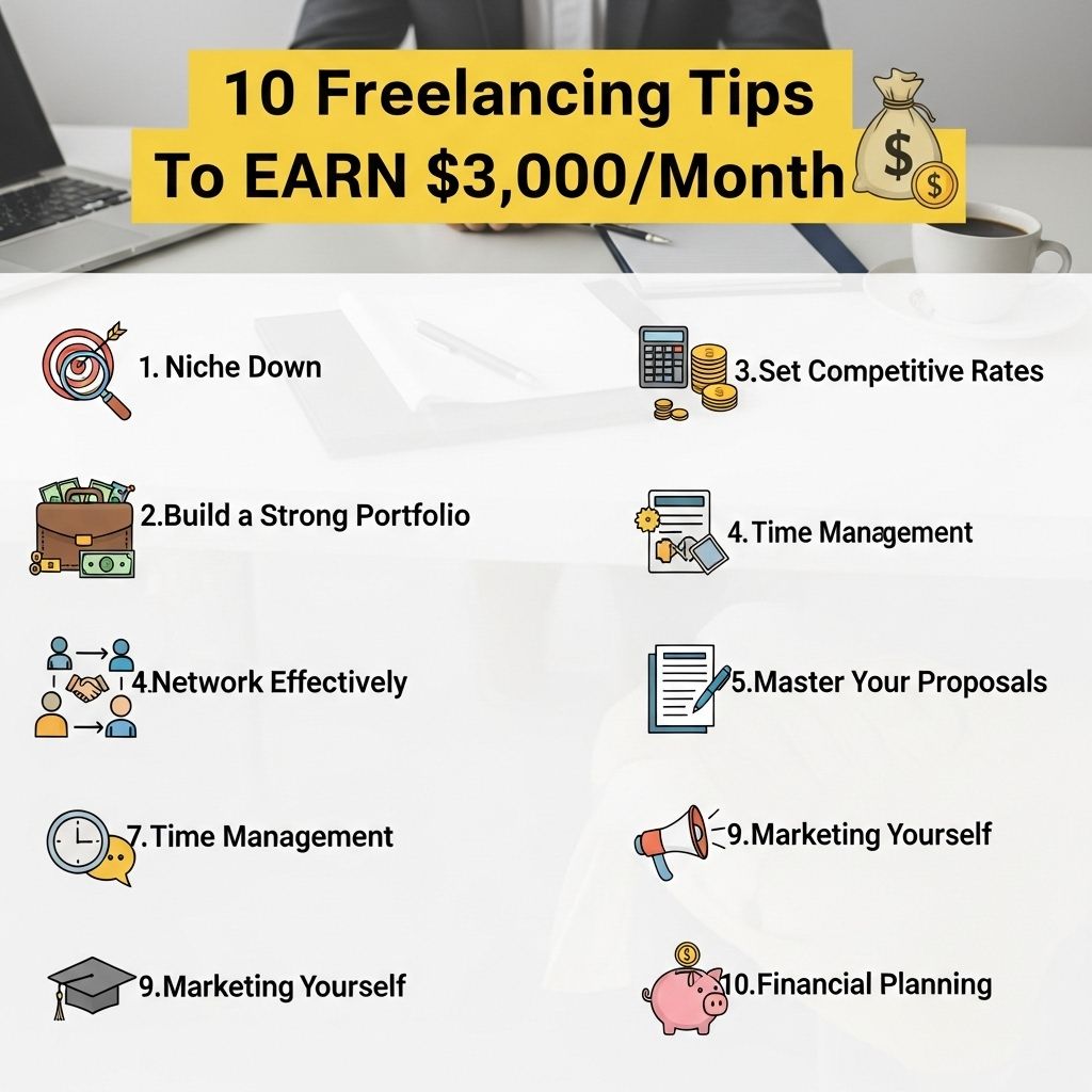 10 Freelancing Tips to Earn $3,000 a Month freelancing tips 3000 month