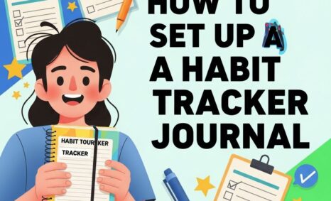 habit tracker journal setup
