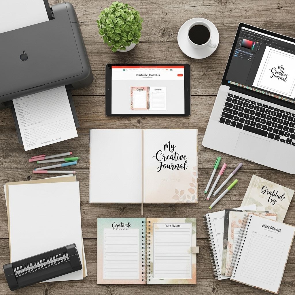 Unlock Income Potential with Printable Journals income with printable journals