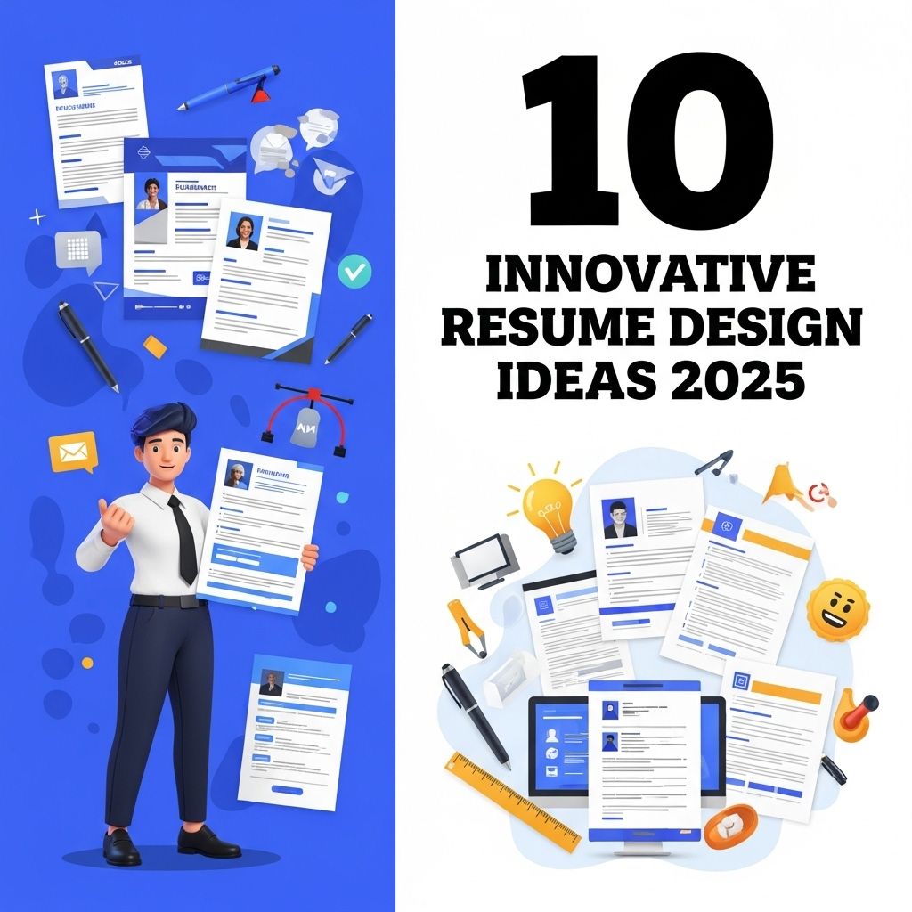 10 Innovative Resume Design Ideas for 2025 innovative resume design 2025