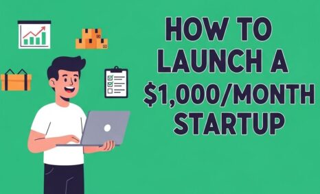 launch 1000 month startup