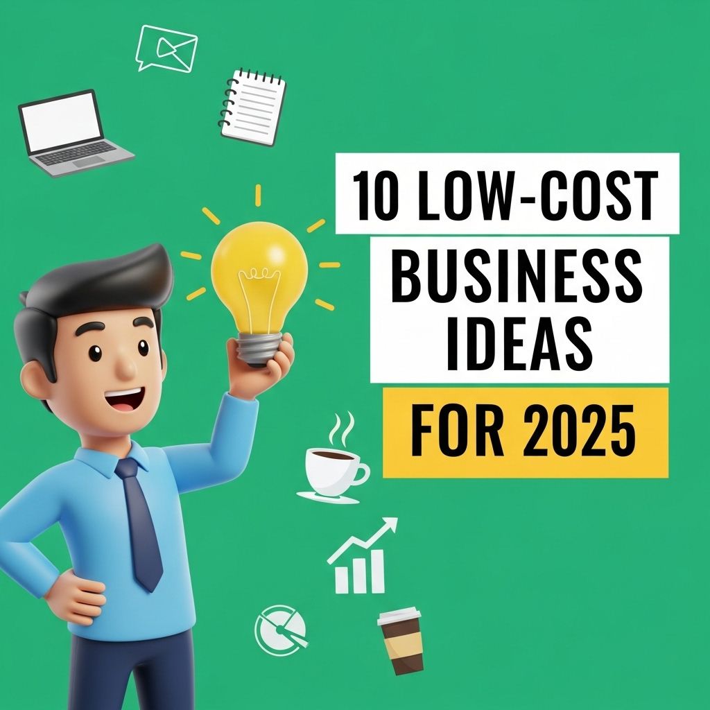 low cost business ideas 2025