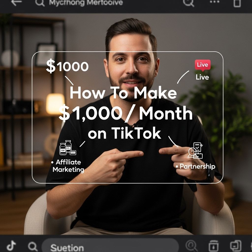 make 1000 month tiktok