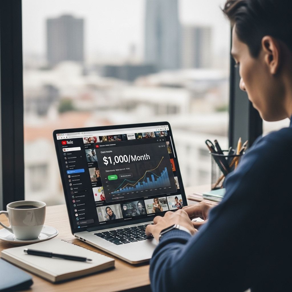 make 1000 month youtube ads